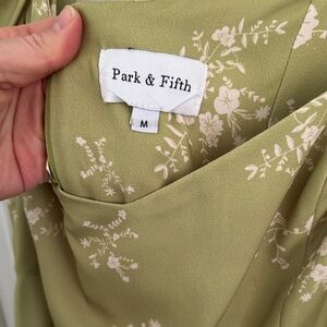 Park & Fifth Olive Floral Dress